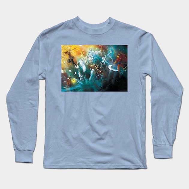 PodCapers D&D Special Cover Art Long Sleeve T-Shirt by A Place To Hang Your Cape